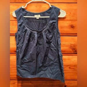 Cato Women's Blue Sleeveless Top LARG